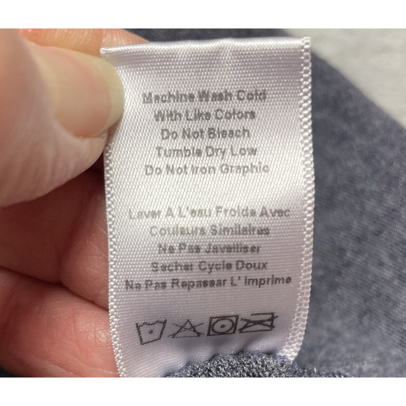 Spiritual Gangster Sweater Womens L Heather Blue Good Vibes Society‎ V Neck - Picture 5 of 8